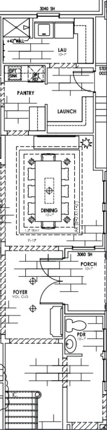 Space plan and CD set, production-ready drawings